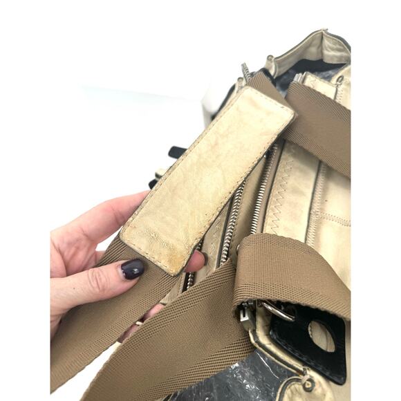 Chloe Cream Suede Leather Hobo Bag - Picture 13 of 15
